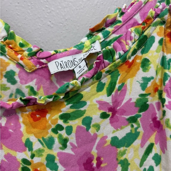 Patrons of Peace Floral Mini Malibu Dress - Spring Dress - Picture 6 of 7